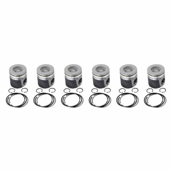 Industrial Injection - Industrial Injection Dodge Marine Big Bowl Race Pistons For 89-98 Cummins 12 Valve .040 Over - PDM-03523FCC.040