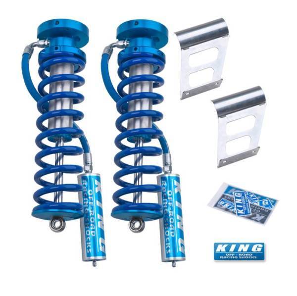 King Shocks - King Shocks 2005+ Ford F-250/F-350 4WD Front 2.5 Dia Remote Reservoir Coilover Conversion (Pair) - 25001-146