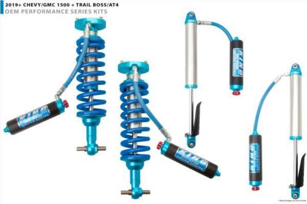 King Shocks - King Shocks 2019+ Chevrolet Silverado 1500 Front 2.5 Dia Rem. Res Coilover w/Adjuster (Pair) - 25001-174A