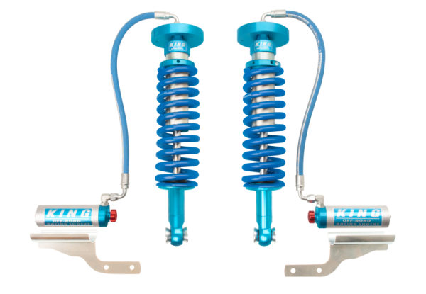 King Shocks - King Shocks 09-13 Ford F150 2WD/4WD Front 2.5 Dia Remote Reservoir Coilover w/Adjuster (Pair) - 25001-213A