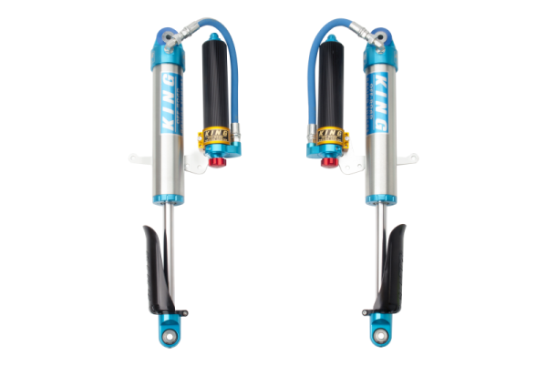 King Shocks - King Shocks 2018+ Jeep Wrangler JL Front 2.5 Dia Remote Res Shock for 2.5in-5in Lift w/Adj (Pair) - 25001-375A