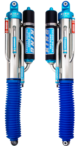 King Shocks - King Shocks 10-14 Ford F150 Raptor 4WD Rear 3.0 Dia Bypass Piggyback Shock w/Standard Fin Res (Pair) - 30001-402F