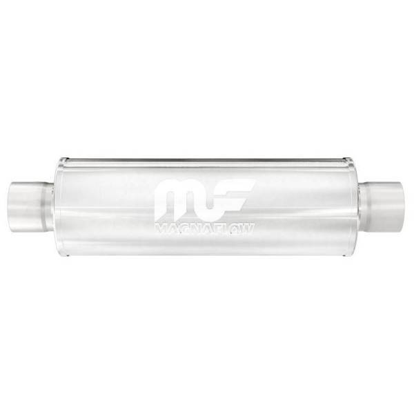 Magnaflow - MagnaFlow Muffler Mag SS 14X4X4 2X2 C/C - 10414