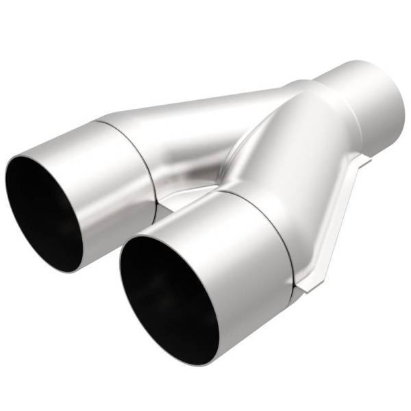 Magnaflow - MagnaFlow Universal Trans Y-Pipe All SS 4inch (Dual) 3.5inch (Single) x 13inch (Overall) - 10800