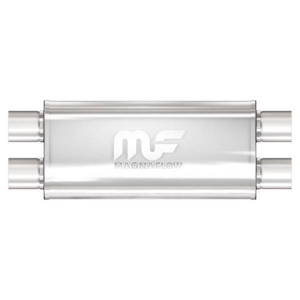 Magnaflow - MagnaFlow Muffler Mag SS 18X5X8 2.5 D/D - 12468
