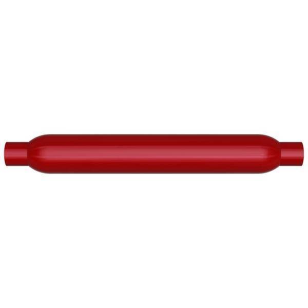 Magnaflow - MagnaFlow Muffler Red Pack Series Glasspack 3in Rd 18in Body Length 2in/2in Inlet/Outlet - 13124
