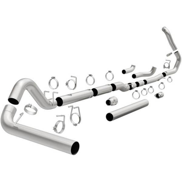 Magnaflow - MagnaFlow Sys T/B 99-03 Ford F-250/F-350 7.3L 5in SS Single Exit Custom Builder Pipe Kit - 17879