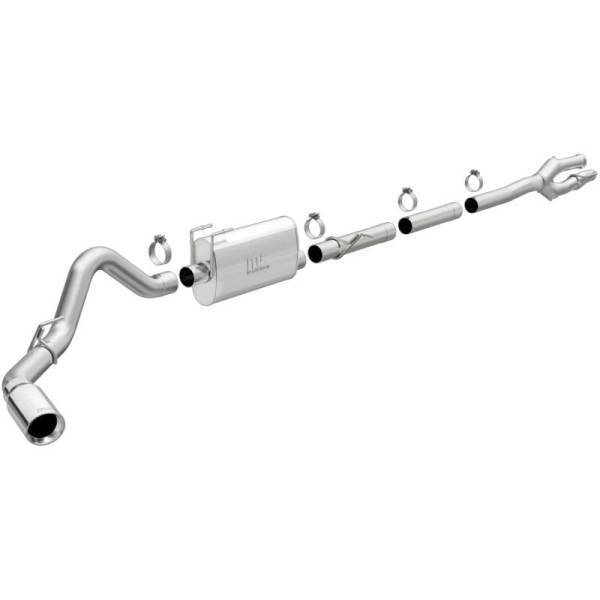 Magnaflow - MagnaFlow CatBack 17-18 Ford F-250/F-350 6.2L Stainless Steel Exhaust w/ Single Side Exit - 19351
