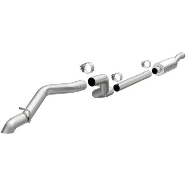 Magnaflow - MagnaFlow Cat Back 2018 Jeep Wrangler 2.0L Rock Crawler Series Single Exit Stainless Exhaust - 19428