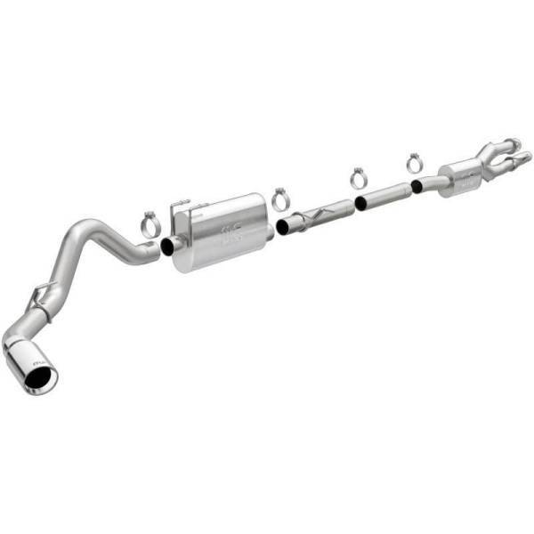 Magnaflow - MagnaFlow 2020 Ford F250/F350 3.5in Street Series Cat-Back Exhaust Rear Passenger Exit-Polished Tip - 19530