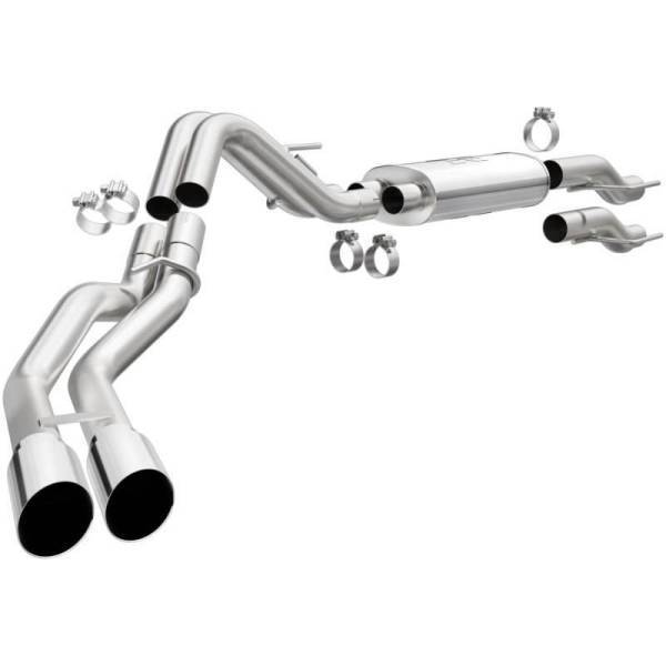 Magnaflow - Magnaflow 15-21 Ford F-150 Street Series Cat-Back Performance Exhaust System- SS Polished Rear Exit - 19565