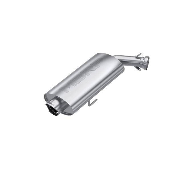 MBRP Exhaust - MBRP Exhaust Oval Slip-On Sport Muffler. Utilizes Stock Spark Arrestor. - AT-9534SP