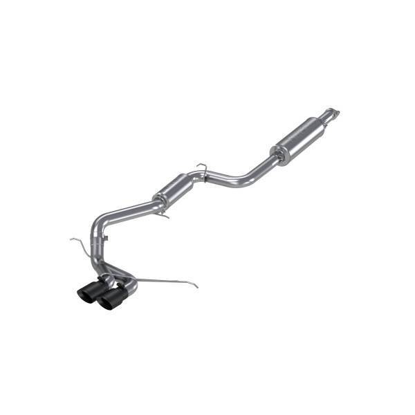 MBRP Exhaust - MBRP Exhaust 3in. Cat-BackDual Center OutletT409Black Tips - S4200409BT