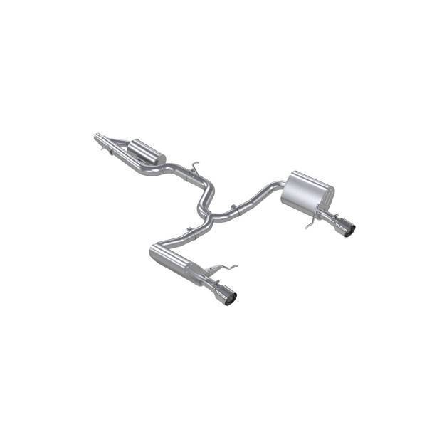 MBRP Exhaust - MBRP Exhaust 3in. Cat-Back2.5in. Dual Split RearT304 - S4618304