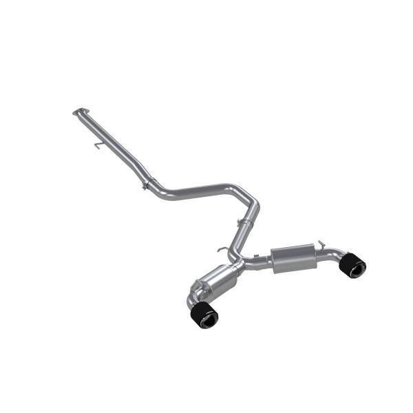 MBRP Exhaust - MBRP Exhaust 3in. Cat-BackDual Split Rear ExitT304CF Tips - S47063CF