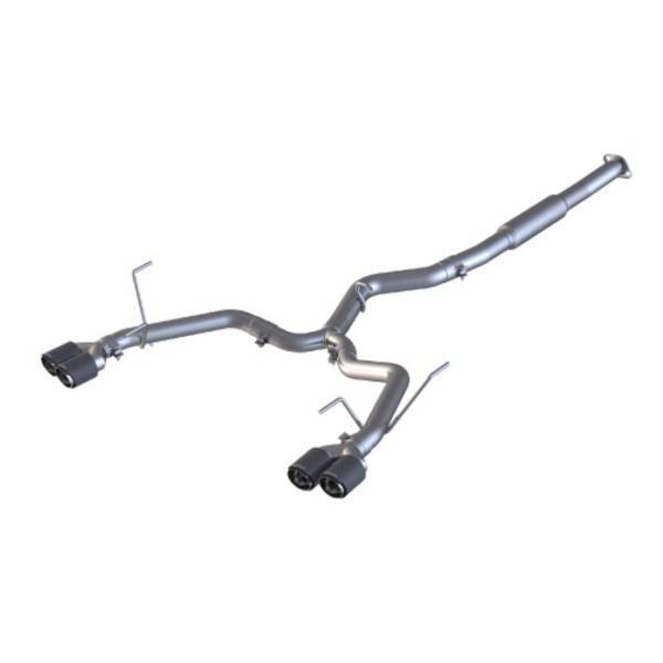 MBRP Exhaust - MBRP Exhaust 3in. Cat-BackDual Split Rear ExitRace VersionT304CF Tips - S48023CF