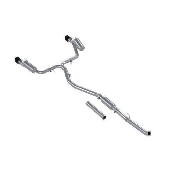 MBRP Exhaust - MBRP Exhaust 3in. Cat-Back2.5in. Dual Split RearT304CF - S49033CF