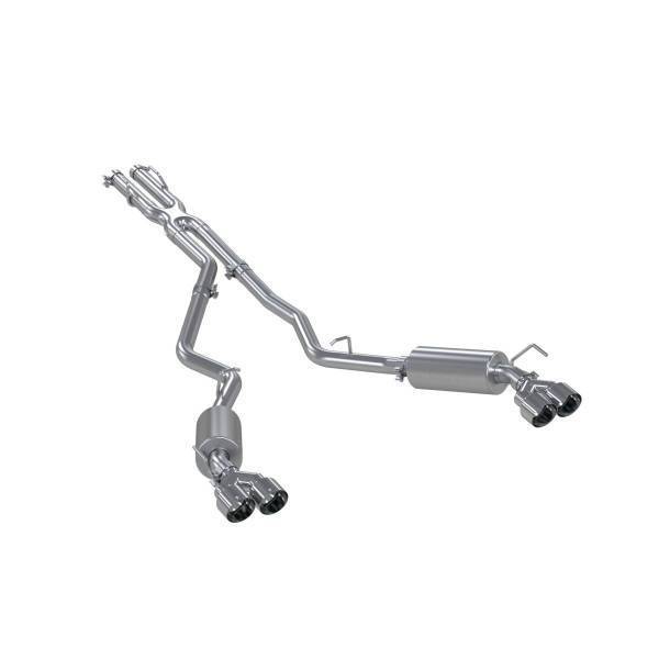 MBRP Exhaust - MBRP Exhaust 2.5in Cat-BackDual Rear ExitALQuad Tips - S5205AL