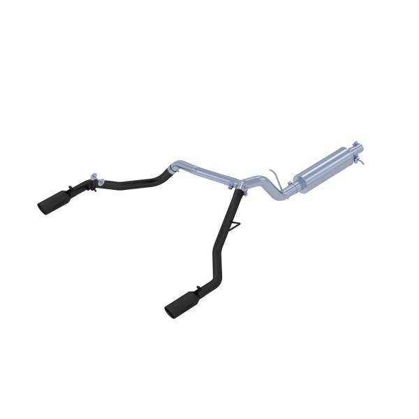 MBRP Exhaust - MBRP Exhaust 3in. Cat-Back2.5in. Dual Split Rear ExitBLK - S5223BLK