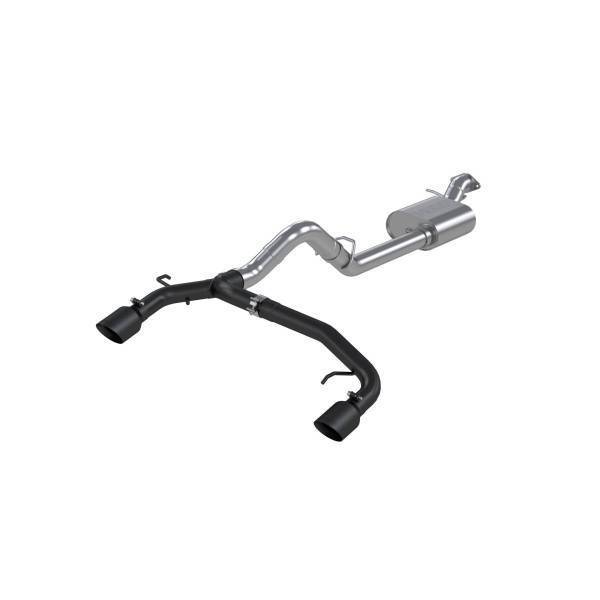 MBRP Exhaust - MBRP Exhaust 3in. Cat-Back2.5in. Dual Split Rear ExitBLK - S5241BLK