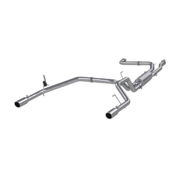 MBRP Exhaust - MBRP Exhaust 2.5in. Cat-BackDual Split Rear ExitT409 - S5402409