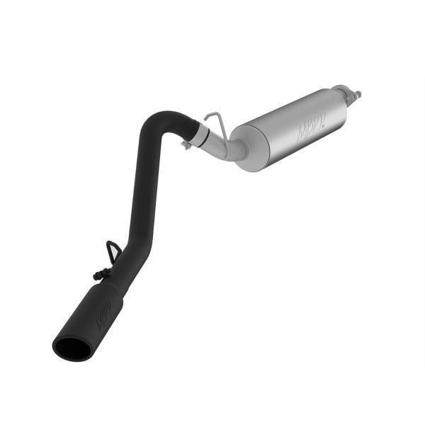 MBRP Exhaust - MBRP Exhaust 2.5in. Cat-BackSingle SideBLK. - S5500BLK