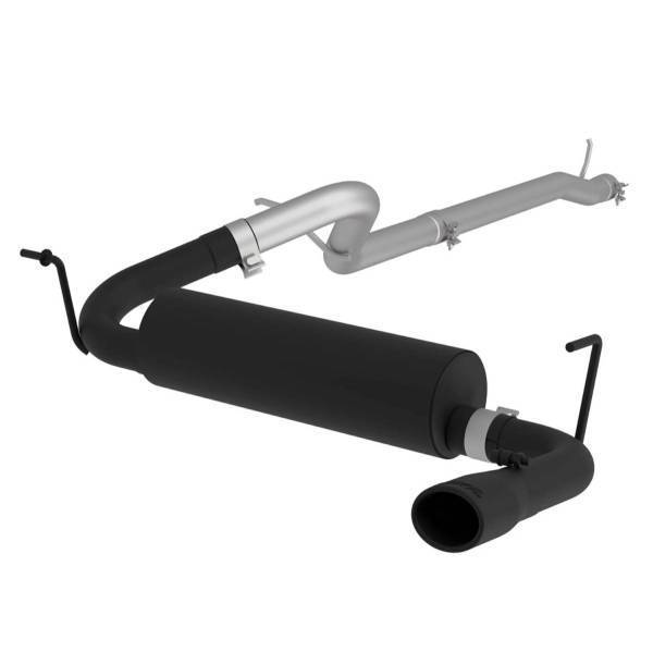 MBRP Exhaust - MBRP Exhaust 2.5in. Cat-BackSingle Rear ExitBLK - S5526BLK