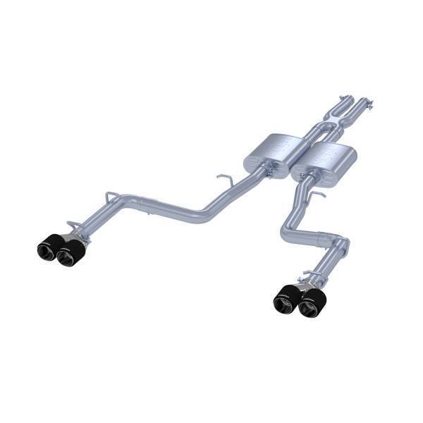 MBRP Exhaust - MBRP Exhaust 2.5in. Cat-BackDual Rear ExitT304CF Tips - S71113CF