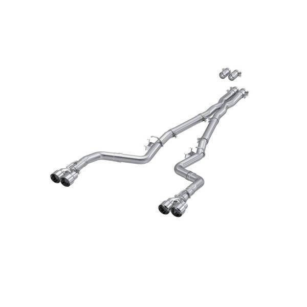 MBRP Exhaust - MBRP Exhaust 3in. Cat-BackDual Rear ExitRace VersionALQuad Tips - S7114AL