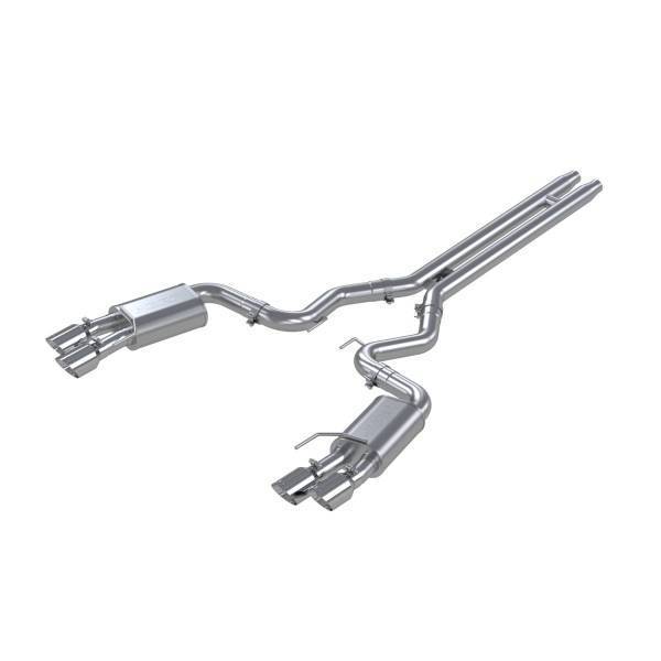MBRP Exhaust - MBRP Exhaust 3in. Cat-BackDual Rear ExitQuad TipsStreet VersionT304 - S7205304