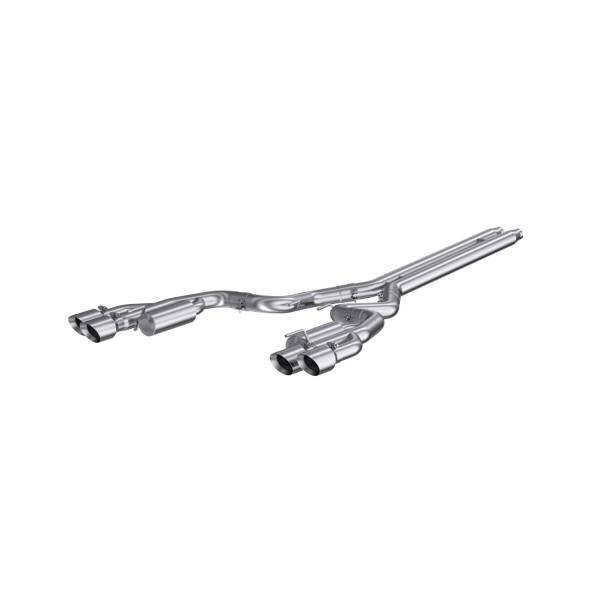MBRP Exhaust - MBRP Exhaust 3in. Cat-BackDual Rear ExitQuad TipsRace VersionT304 - S7207304