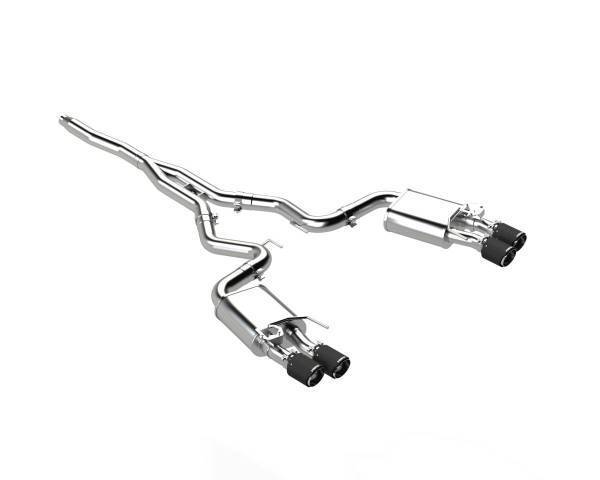 MBRP Exhaust - MBRP Exhaust 3in. Cat-BackQuad Rear ExitT304CF TipsActive - S72233CF