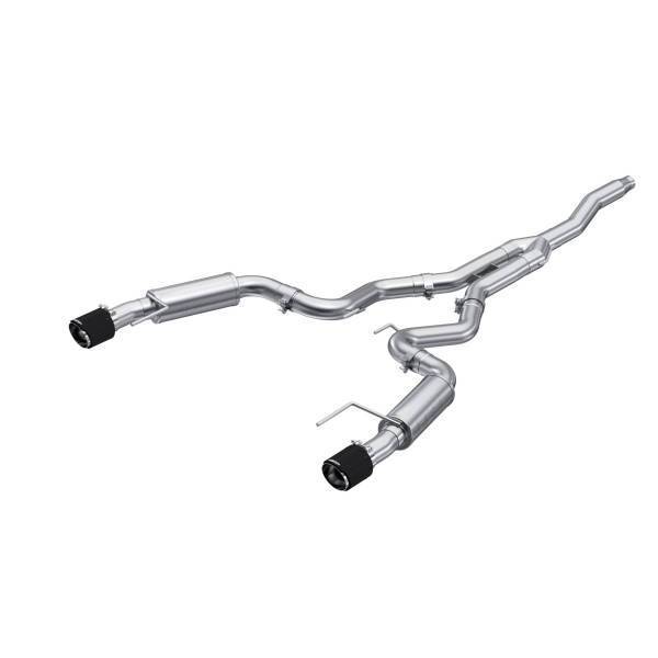 MBRP Exhaust - MBRP Exhaust 3in. Cat-BackDual Split Rear ExitRace VersionT304 - S72753CF