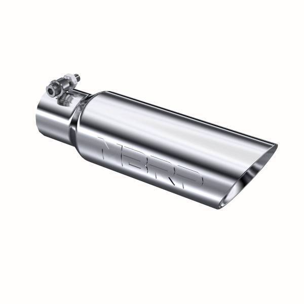 MBRP Exhaust - MBRP Exhaust Tip3in. O.D. Dual Wall Angled 2in. inlet 12in. lengthT304. - T5106
