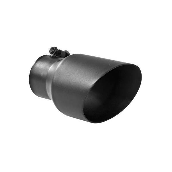 MBRP Exhaust - MBRP Exhaust Tip4.5in OD3in Inlet7.7in LengthAngledBLK - T5151BLK