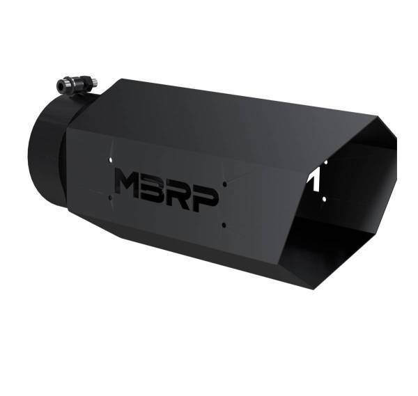 MBRP Exhaust - MBRP Exhaust MBRP Black Series Universal 5" Hexagon Shaped Tip. - T5167BLK