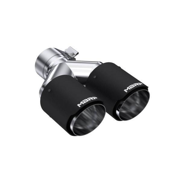 MBRP Exhaust - MBRP Exhaust 2.5" Inlet Carbon Fiber Exhaust Tip. - T5171CF