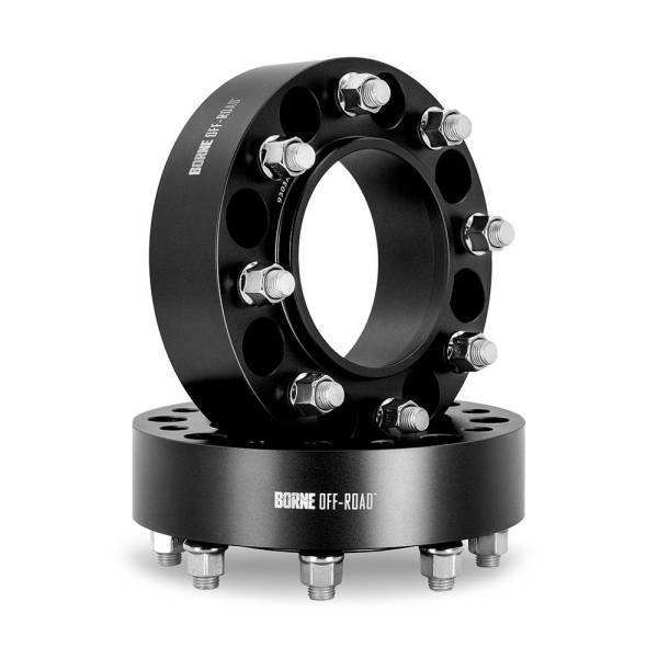 Mishimoto - Mishimoto Wheel Spacers, 6X139.7, 93.1mm Center Bore, M12 X 1.5, 1.20-in Thick, Black - BNWS-001-300BK