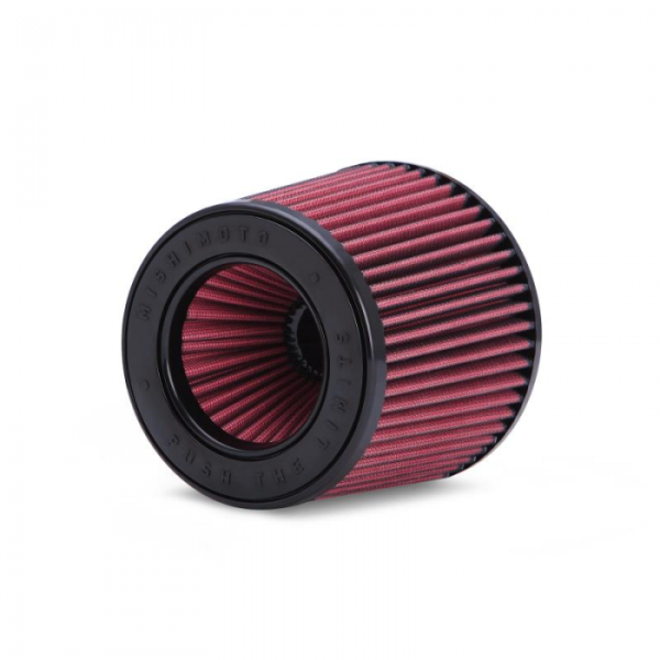 Mishimoto - Mishimoto Mishimoto Powerstack Performance Air Filter, 3in Inlet, 5in Filter Length, Red - MMAF-3005S