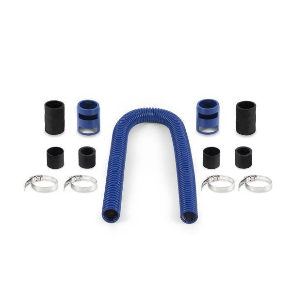 Mishimoto - Mishimoto Universal Flexible Stainless Steel Radiator Hose Kit, 36", Blue - MMAH-U36BL