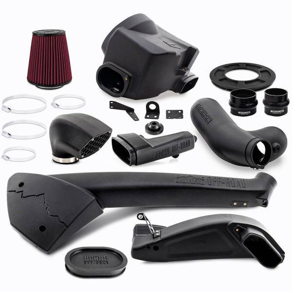 Mishimoto - Mishimoto Snorkel and Intake Package, fits Ford Raptor 3.5L 2017-2020, Oiled Filter - MMB-F35T-17