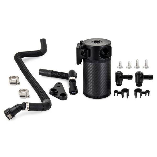 Mishimoto - Mishimoto Carbon Fiber Oil Catch Can Kit, PCV Side, Fits Chevrolet C8 Corvette Coupe 2020+ - MMBCC-C8-20PCF