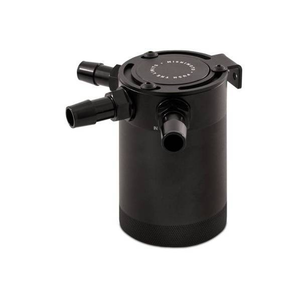 Mishimoto - Mishimoto Mishimoto Compact Baffled Oil Catch Can, 3-Port - MMBCC-CBTHR-BK