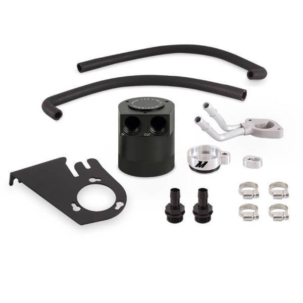 Mishimoto - Mishimoto Ford 6.7L Powerstroke Baffled Oil Catch Can Kit, 2011-2016 - MMBCC-F2D-11BE