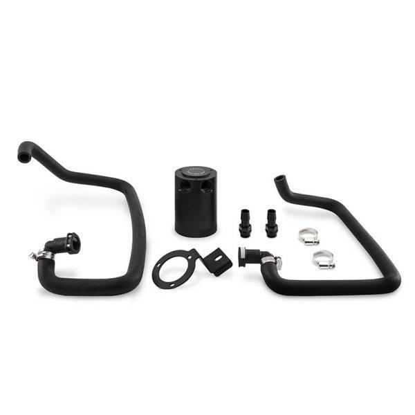 Mishimoto - Mishimoto Ford Mustang EcoBoost Baffled Oil Catch Can Kit, 2015-2023 - MMBCC-MUS4-15PBE