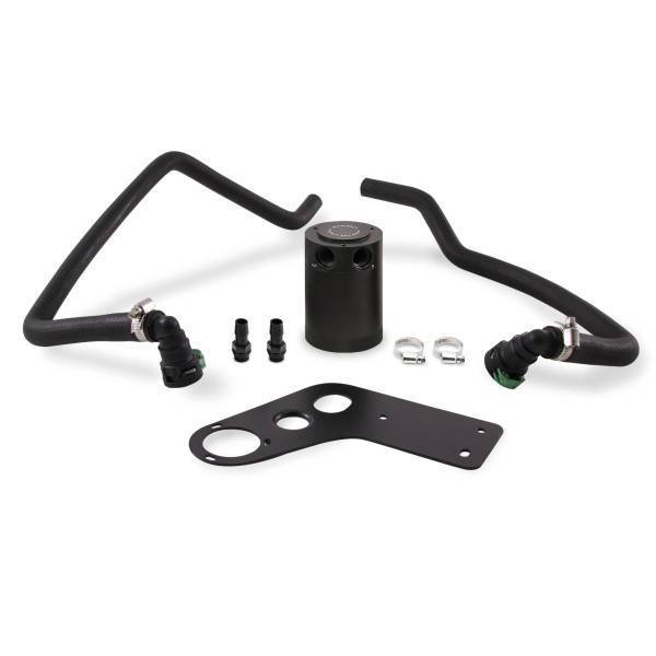 Mishimoto - Mishimoto Ford Mustang GT Baffled Oil Catch Can, PCV Side, 2015-2017 - MMBCC-MUS8-15PBE