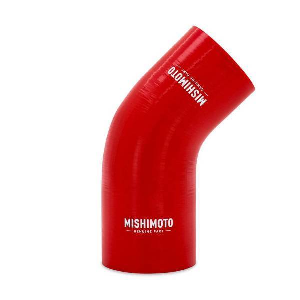 Mishimoto - Mishimoto Mishimoto 45-Degree Silicone Transition Coupler, 2.00-in to 2.25-in, Red - MMCP-R45-20225RD