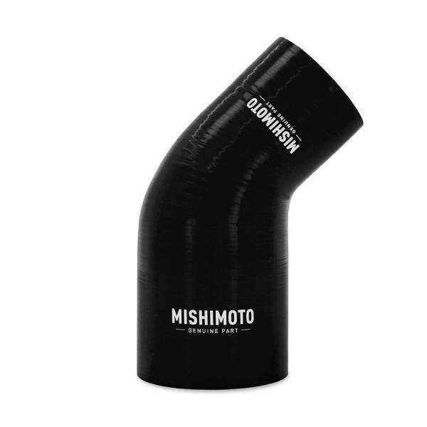 Mishimoto - Mishimoto Mishimoto 45-Degree Silicone Transition Coupler, 2.25-in to 3.00-in, Black - MMCP-R45-22530BK