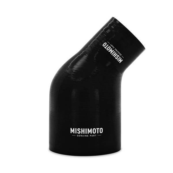 Mishimoto - Mishimoto Mishimoto 45-Degree Silicone Transition Coupler, 2.50-in to 4.00-in, Black - MMCP-R45-2540BK