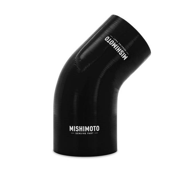 Mishimoto - Mishimoto Mishimoto 45-Degree Silicone Transition Coupler, 3.00-in to 3.75-in, Black - MMCP-R45-30375BK